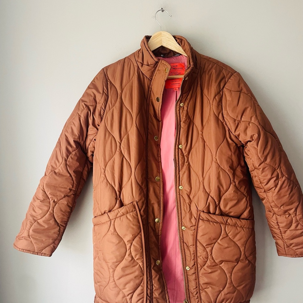 J. Crew Cocoon Signature Puffer Coat - Picture 2 of 9